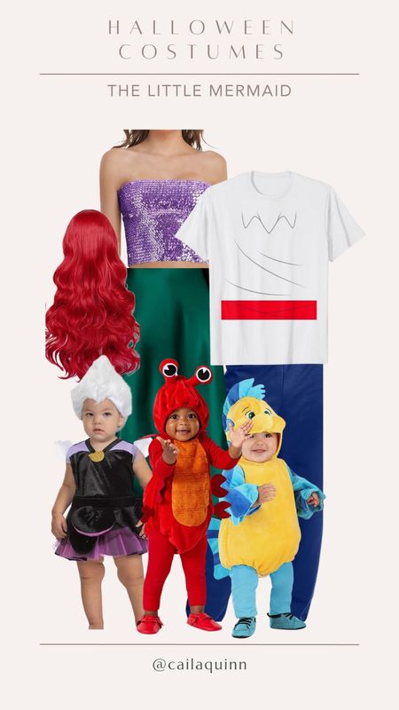 The Little Mermaid Family Costumes! 

#LTKfamily #LTKSeasonal #LTKHalloween