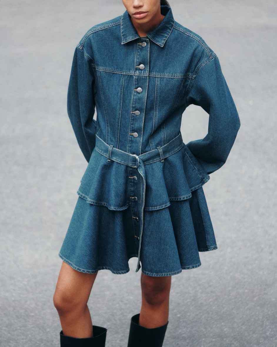 Belted denim shirt dress

#LTKSeasonal