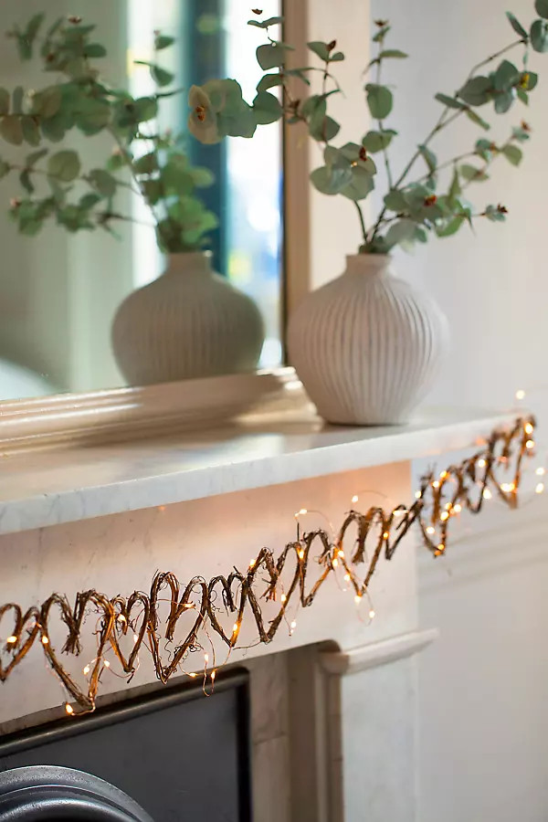 Grapevine Hearts Garland | Anthropologie (US)
