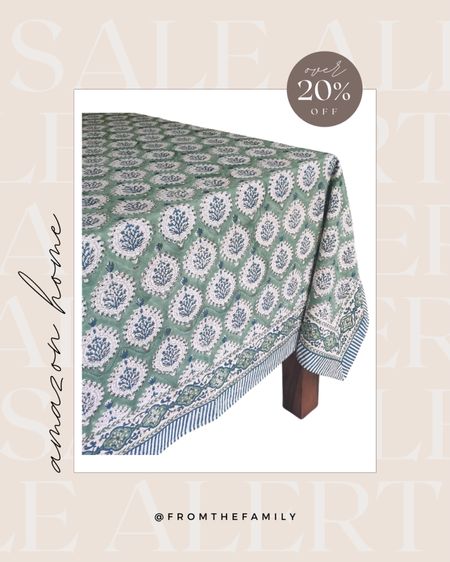 Amazon big spring deal. Tablecloth is 20-26% off depending on the sizee

#LTKhome #LTKsalealert #LTKfindsunder50