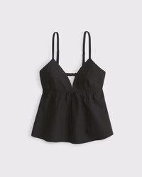 Women's Poplin Peplum Top | Women's New Arrivals | Abercrombie.com | Abercrombie & Fitch (US)