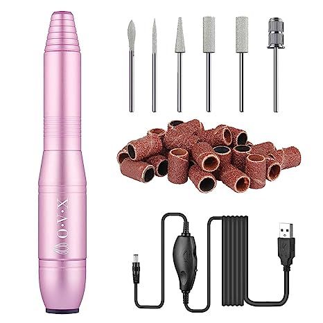 Portable Electric Nail Drill Machine, Professional 20000 RPM USB Manicure Pedicure Drills for Acr... | Amazon (US)