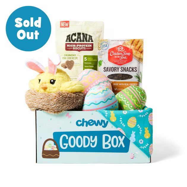 GOODY BOX Springtime Dog Toys, Treats, & Bandana, Medium/Large - Chewy.com | Chewy.com