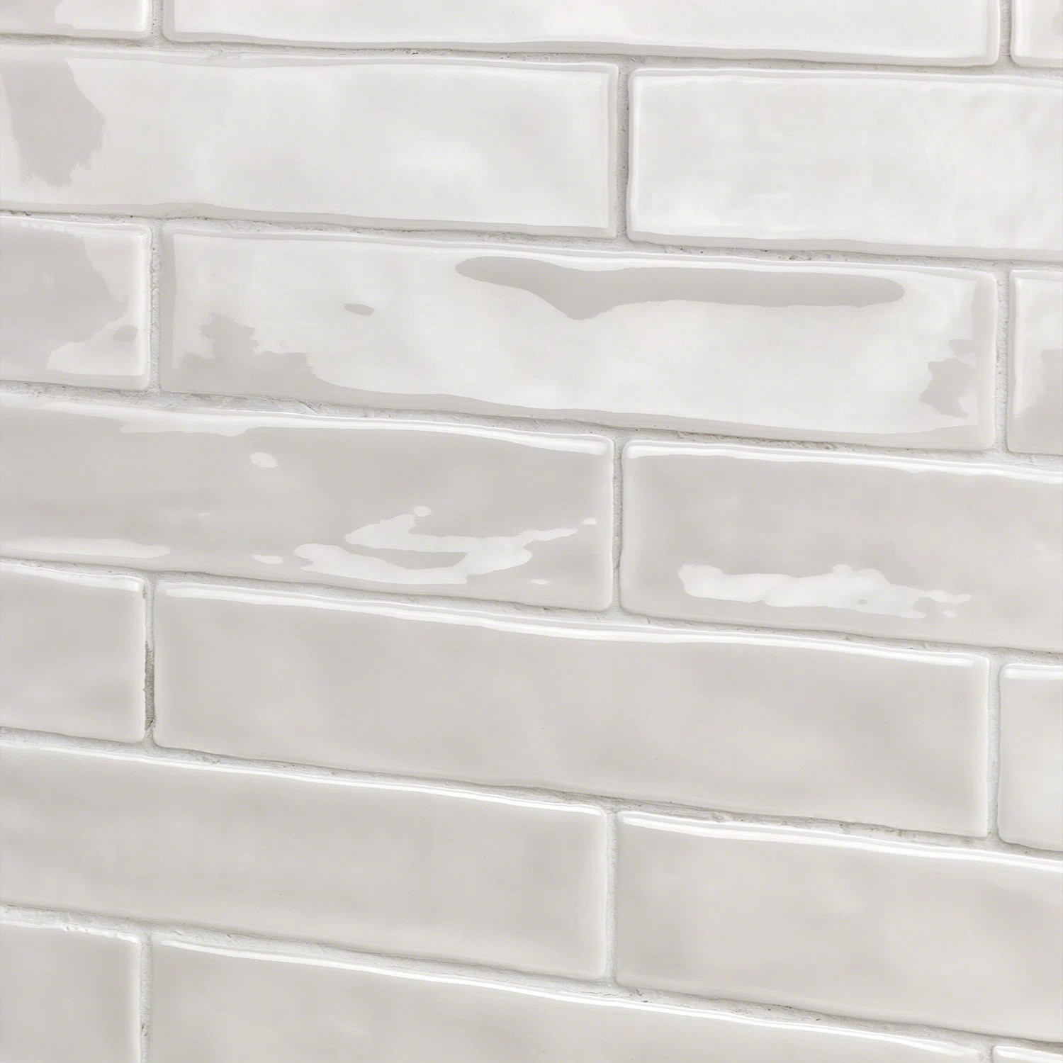 Gray Brookline Polished 2" x 10" Ceramic Brick Look Subway Wall Tile (5.38 sq. ft./ box) | AllModern