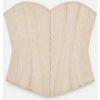 Zara - Corset Top - Cream - L - Woman | Zara US