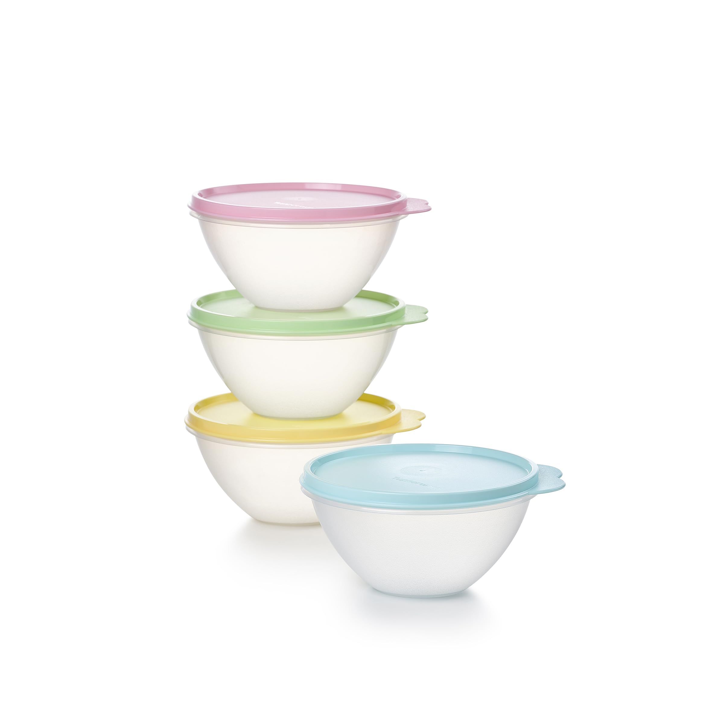Tupperware Heritage Wonderlier 2 Cup Food Storage Bowl Set of 4 in Vintage Colors- Dishwasher Saf... | Amazon (US)