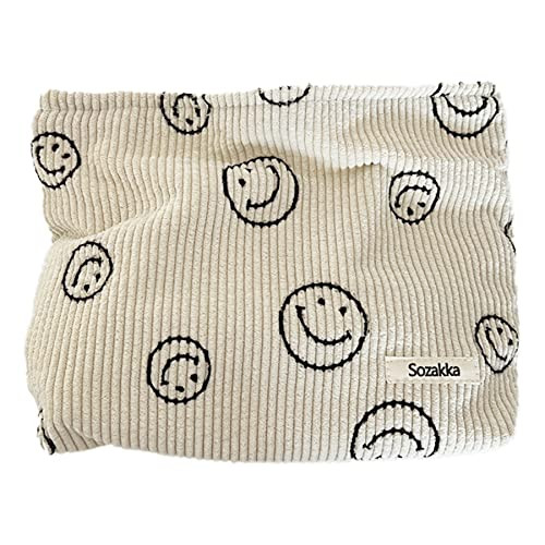 Velvet Makeup Bag Cosmetic Bag for Women Large Capacity Canvas Makeup Bags Travel Toiletry Bag Ac... | Amazon (US)