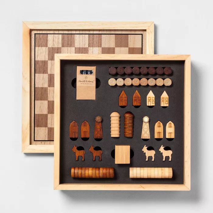 Chess & Checker Board Game - Hearth & Hand™ with Magnolia | Target