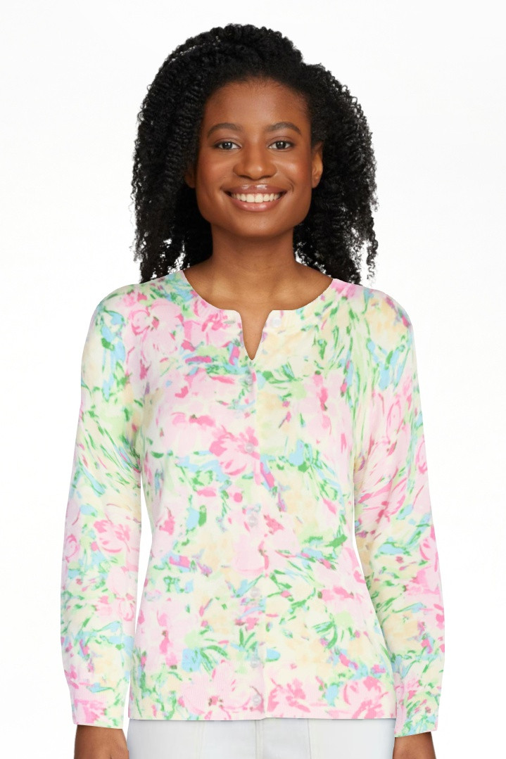 Free Assembly Women's Classic Cardigan Sweater with Long Sleeves, Lightweight, Sizes XS-4X | Walmart (US)