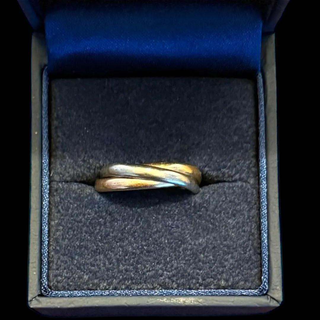 Tri-Color Cartier Trinity Ring 18K Rolling Gold Band Circa 1990s | Etsy (US)