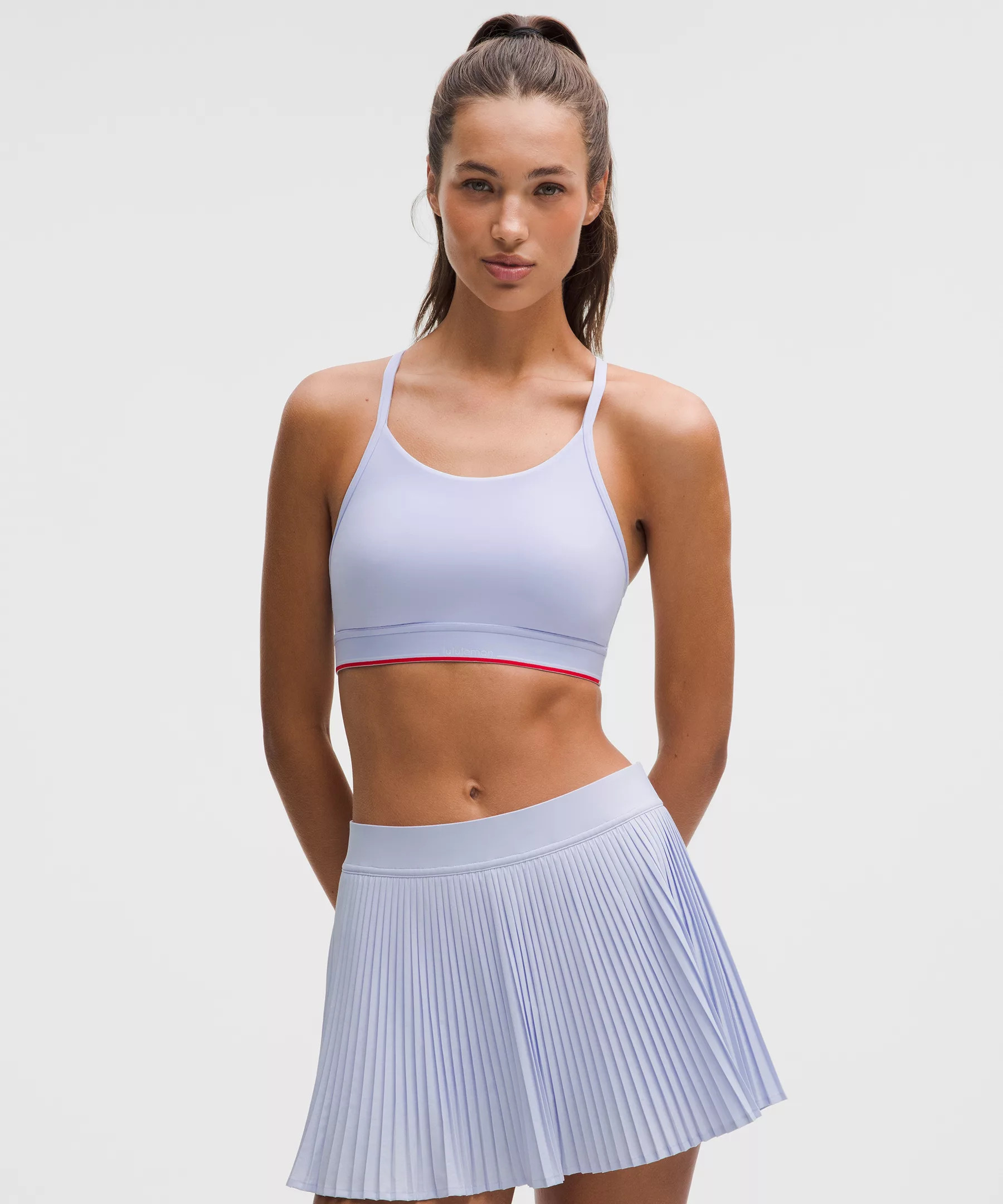 Flow Y Mid-Support Bra Logo | Lululemon (US)