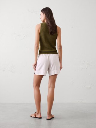 Anyday High-Rise Linen-Blend Short | Banana Republic Factory