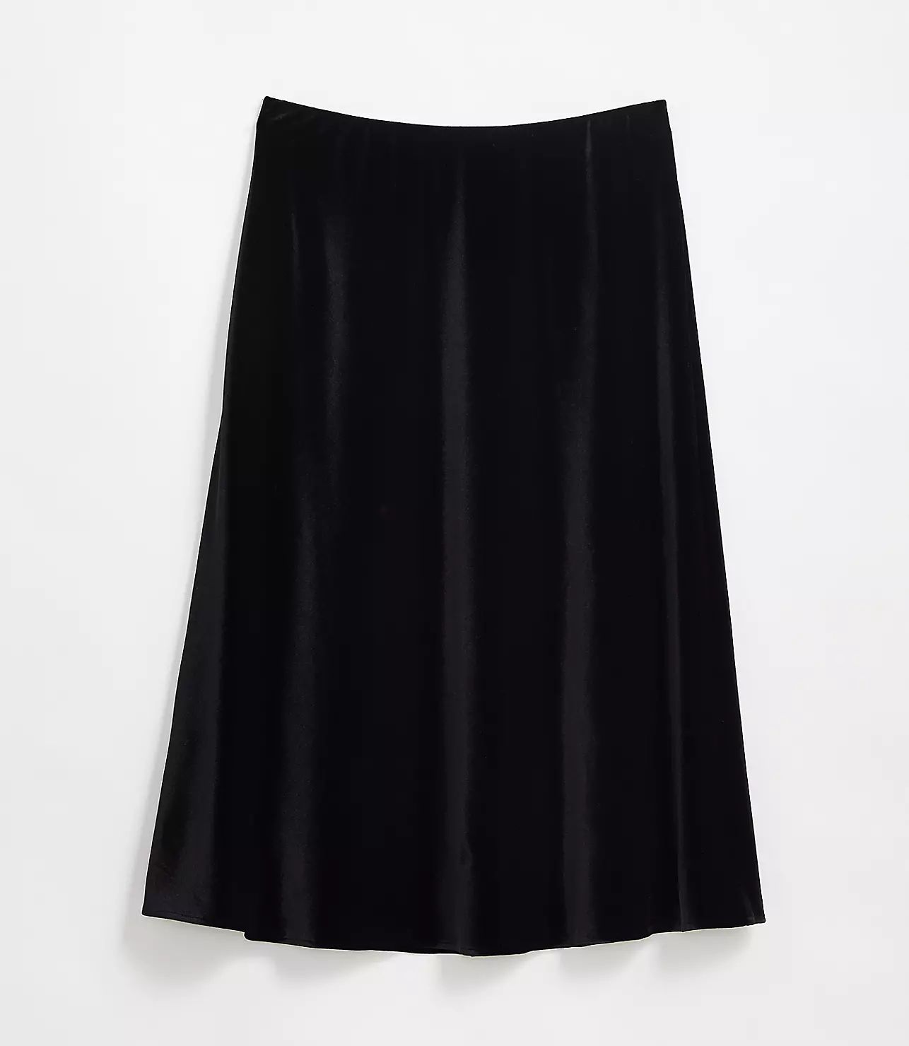 Velvet Midi Skirt | LOFT