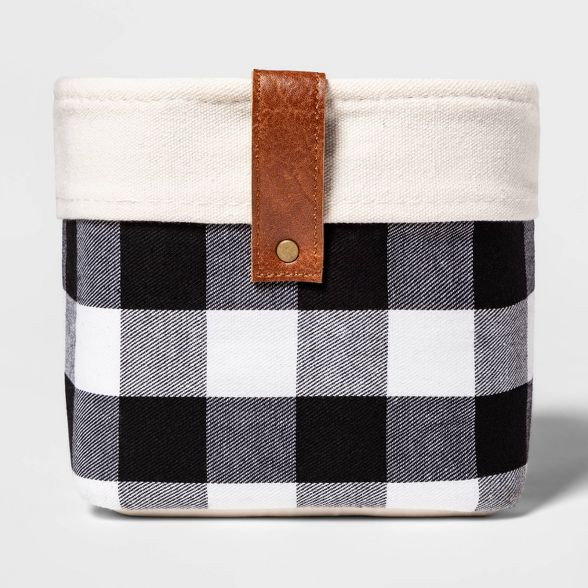 Buffalo Check Holiday Basket White - Threshold™ | Target