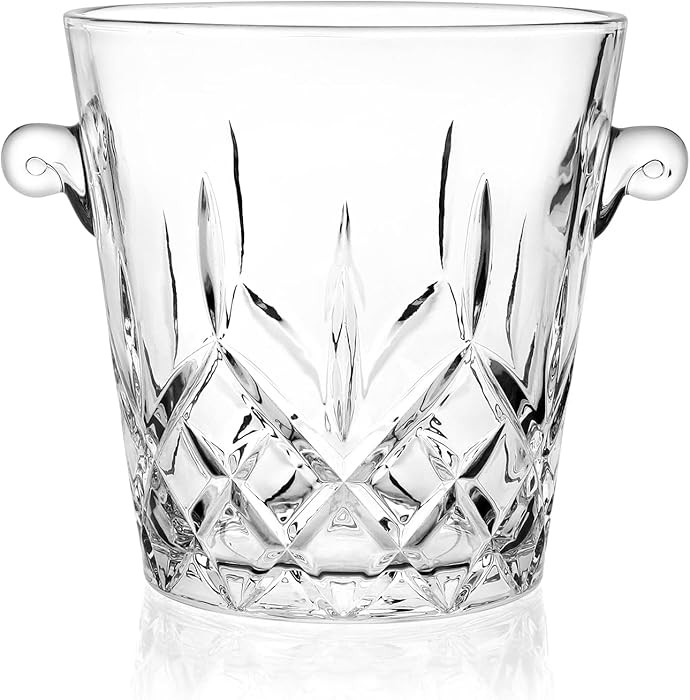 Ice Buckets for Parties, Clear Glass 2 Liter Tub for Drinks and Parties, Food Grade, Perfect for ... | Amazon (US)