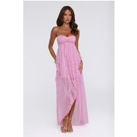 The Attention Rule Strapless Maxi Dress Pink | Hello Molly (US)