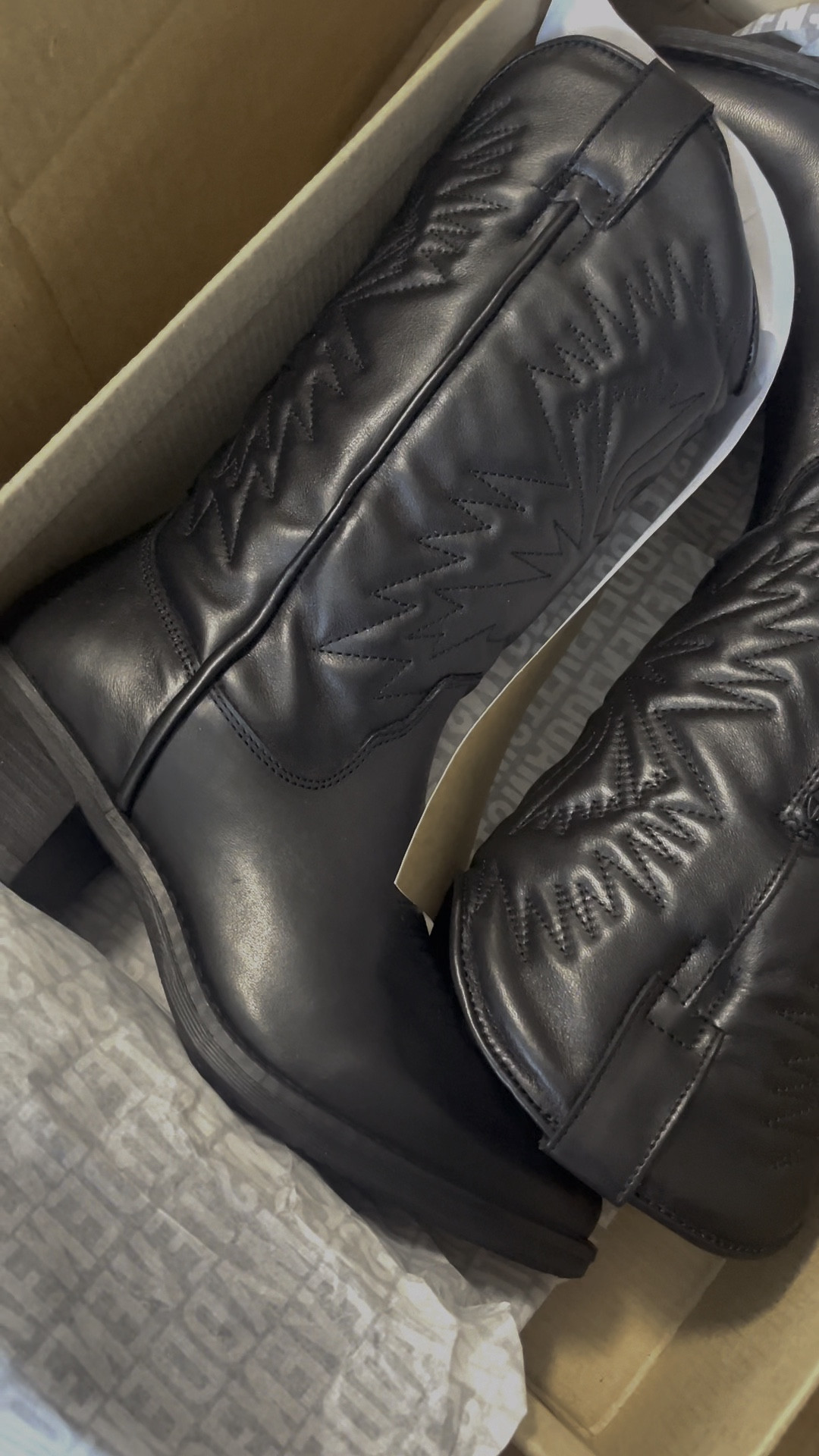 Buy the boots girl! 🖤
 #westernboots #affordablewesternboots #stevemaddenwesternboots #taylorswiftoutfit #countryconcert #nashvilleoutfits

#LTKGiftGuide #LTKshoecrush #LTKFind