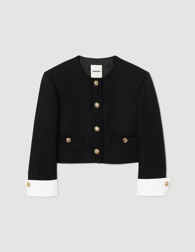 Cropped jacket | Sandro-Paris US