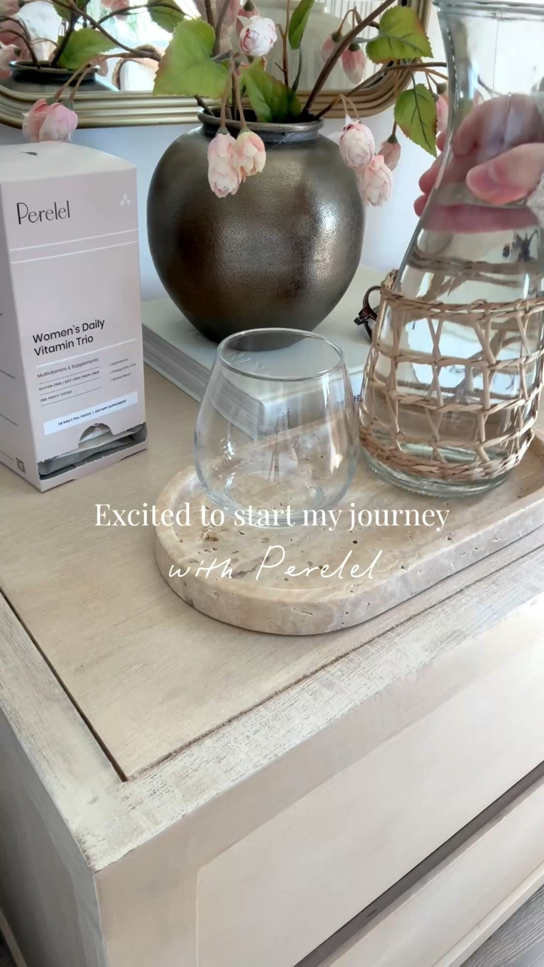 I am so excited to start my journey with @Perelel Health One of my favorite things about Perelel is the convenience. I love how your complete daily vitamins are in this one pack so you easily can grab one even if you’re on the go!

Each pack includes: 

▫️1x Women’s Daily Multi 
▫️1x Beauty Blend
▫️1x Omega DHA + EPA

Helping to improve your wellbeing, mood, energy, sleep and beauty all in one! I also will be adding the hormonal balance support supplements to help balance my hormones. 


#perelelhealth #perelelpack #Dailyvitamins #vitamins #dailyroutine #hormonebalance #womenover40



#LTKmorningroutine #LTKselfcare #LTKdayinmylife