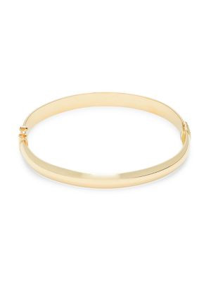 ​14K Yellow Gold Hinge Bangle Bracelet | Saks Fifth Avenue OFF 5TH