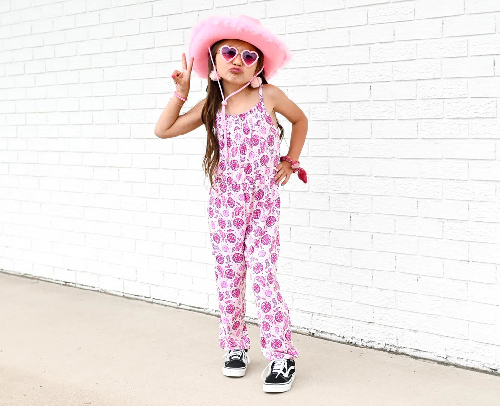 LET'S GO GIRLZzz DREAM SMOCKED JUMPSUIT | Dream Big Little Co.