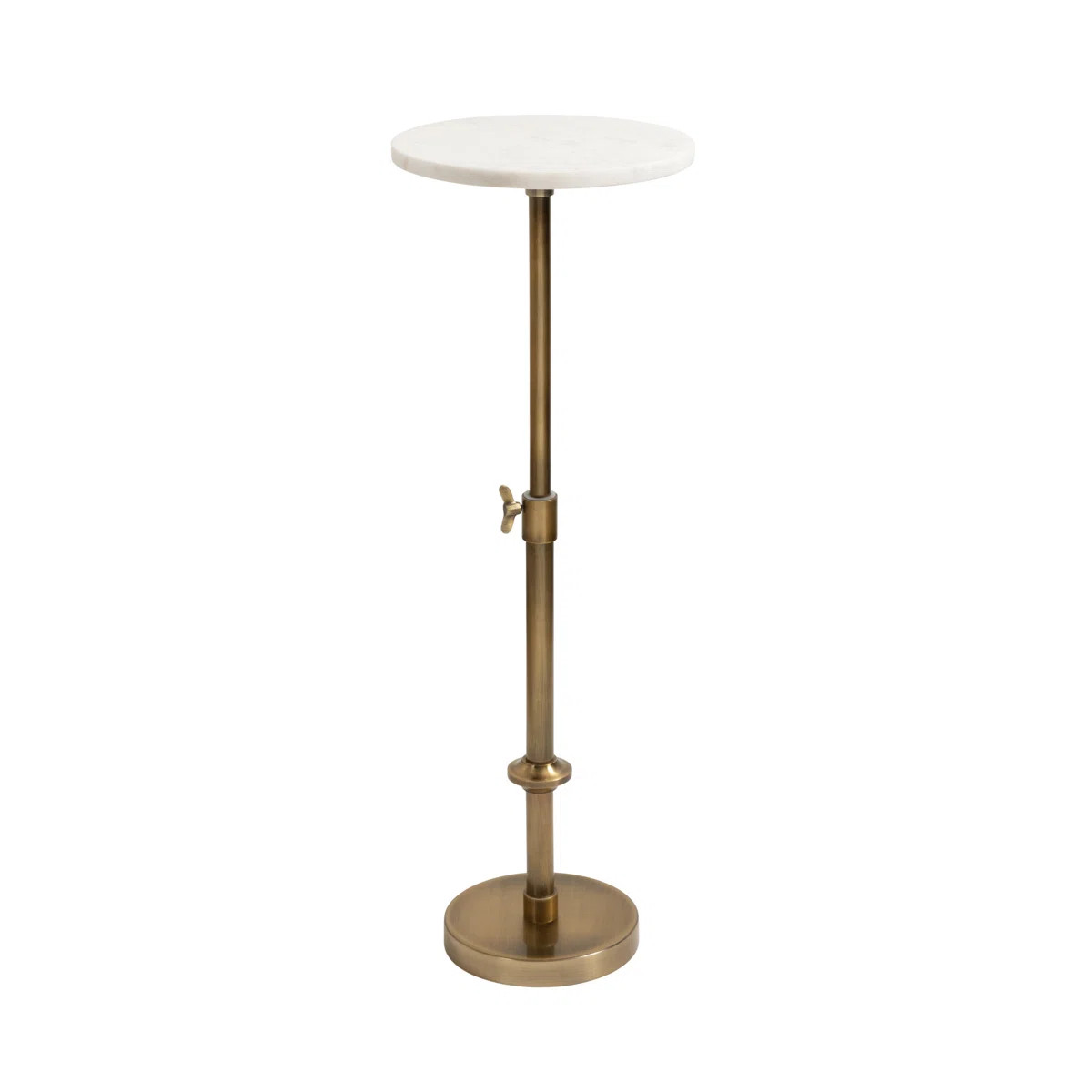 Traditional Adjustable-Height Metal Pedestal Table | Wayfair North America