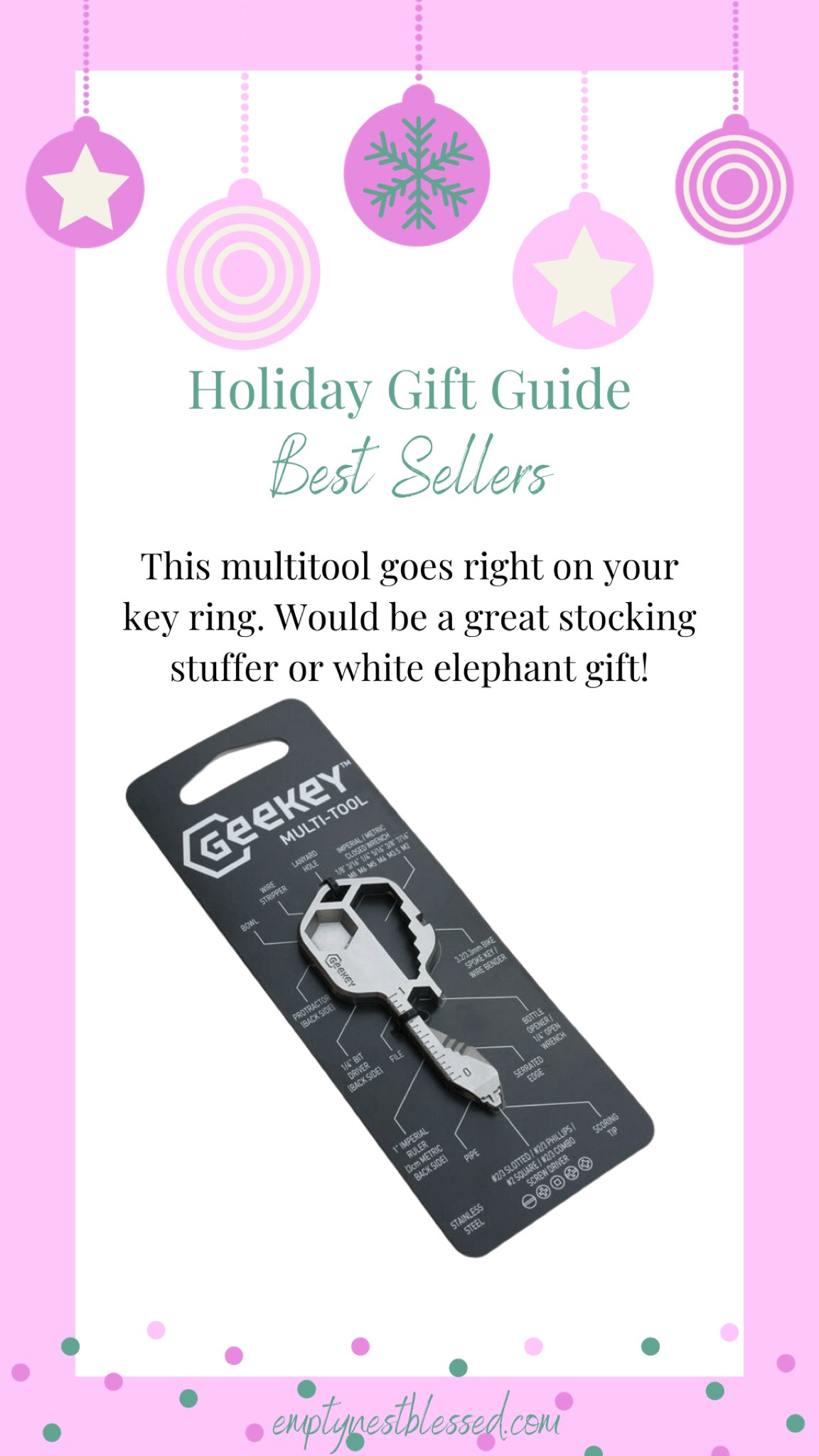 Empty Nest Blessed’s Holiday Gift Guide Best Seller! 
This multitool goes right on your key ring. Would be a great stocking stuffer or white elephant gift! 

#LTKfindsunder50 #LTKHoliday #LTKGiftGuide