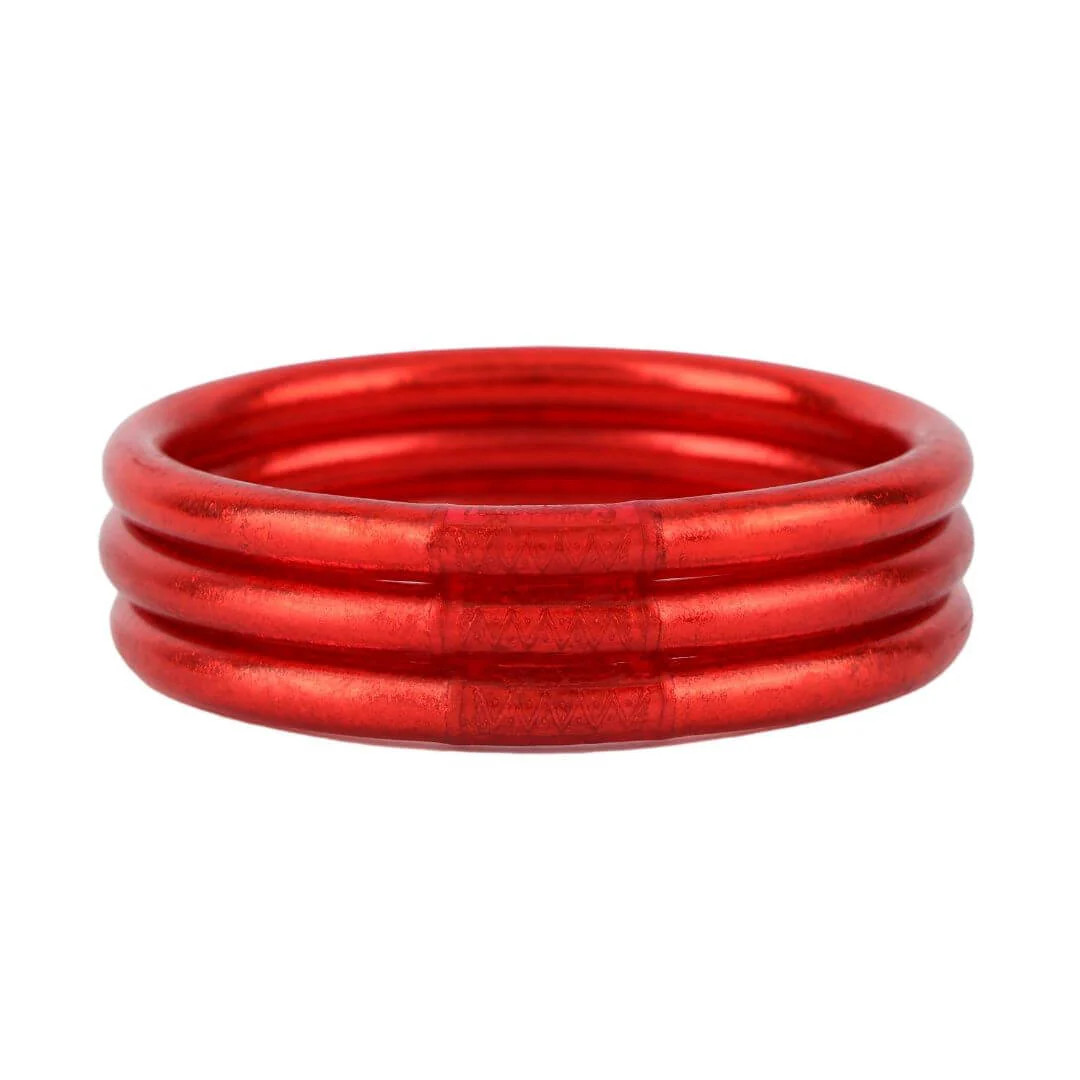 Crimson All Weather Bangles® (AWB®) - Serenity Prayer | BuDhaGirl