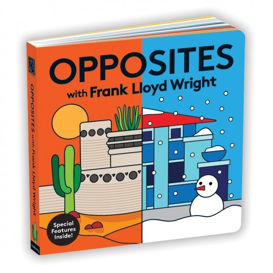Mudpuppy Opposites with Frank Lloyd Wright Board Book | The Tot