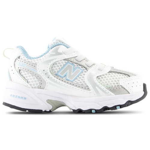 New Balance Girls New Balance 530 - Girls' Toddler Running Shoes White/Blue/Silver Size 6.0 | Champs Sports
