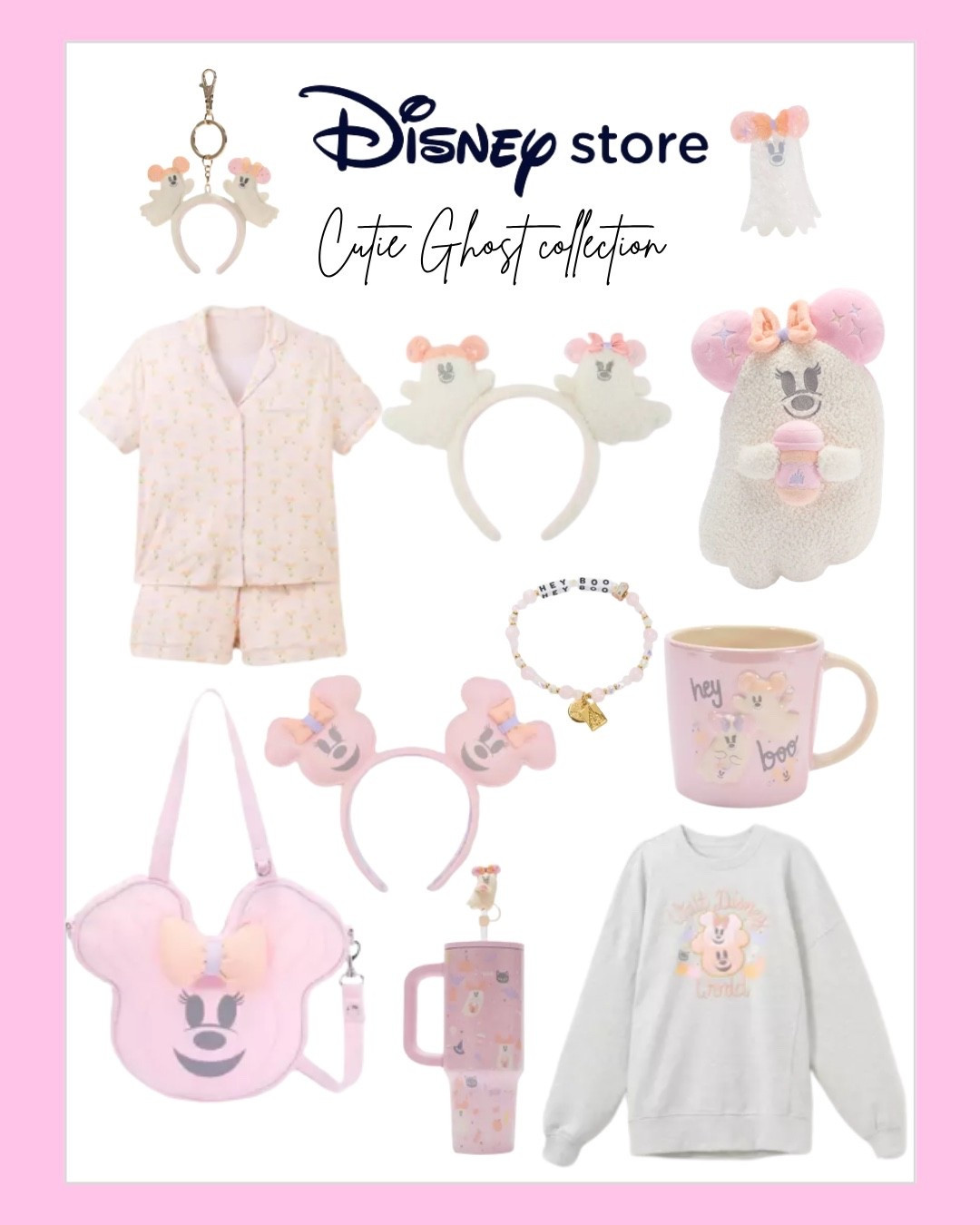 Disney Store Cutie Ghost collection🩷👻🎀✨