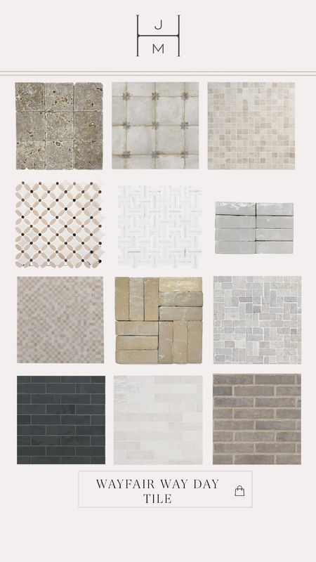 It’s Way Day time. From now until May 6th, get up to 80% off and free shipping! 
Check out some of my favorite tile finds. You’ll see quite a few of these in my upcoming projects. #wayfairpartner @wayfair #wayday #wayfair @shop.ltk #liketkit  
