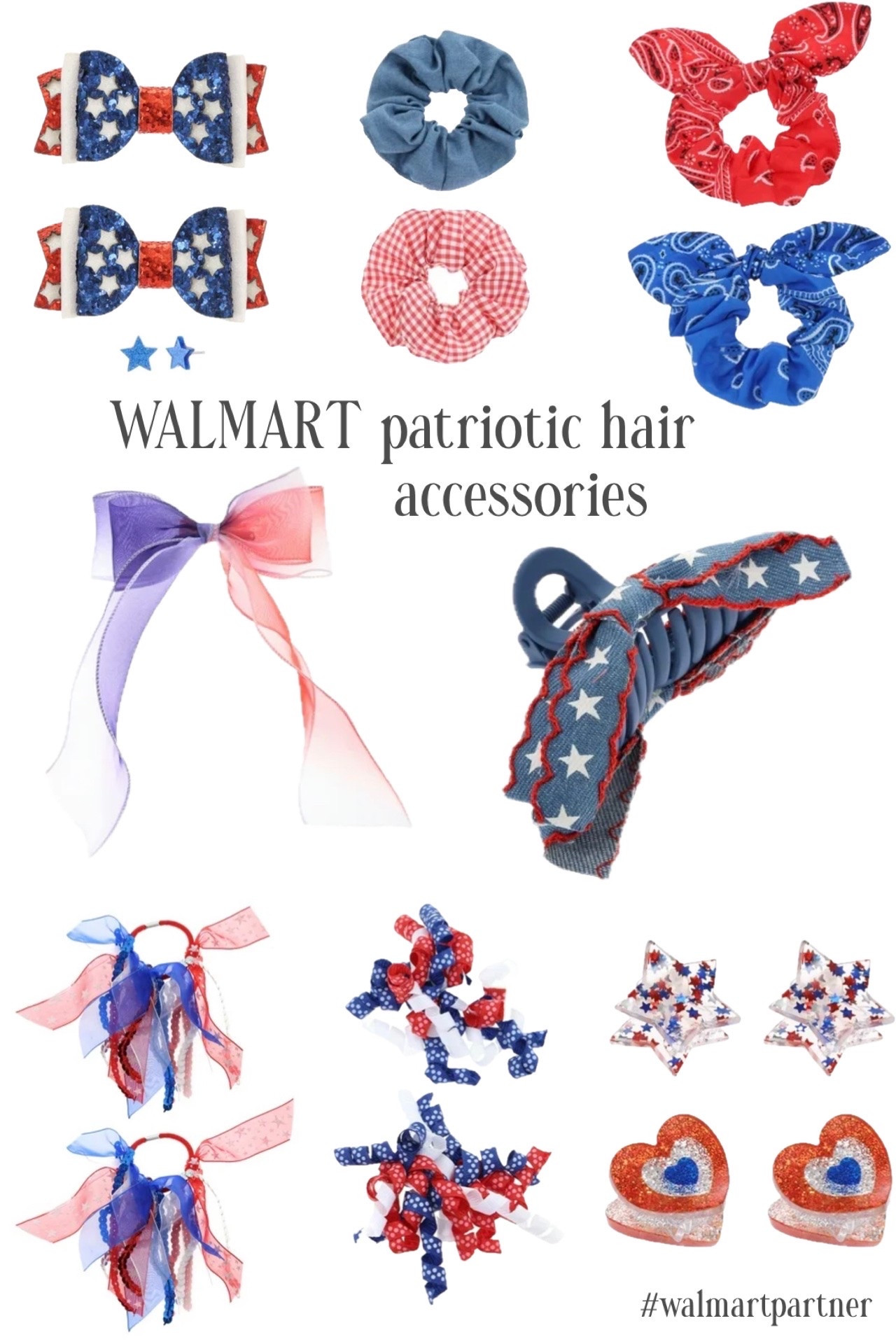 Walmart patriotic hair accessories!!

#LTKSeasonal