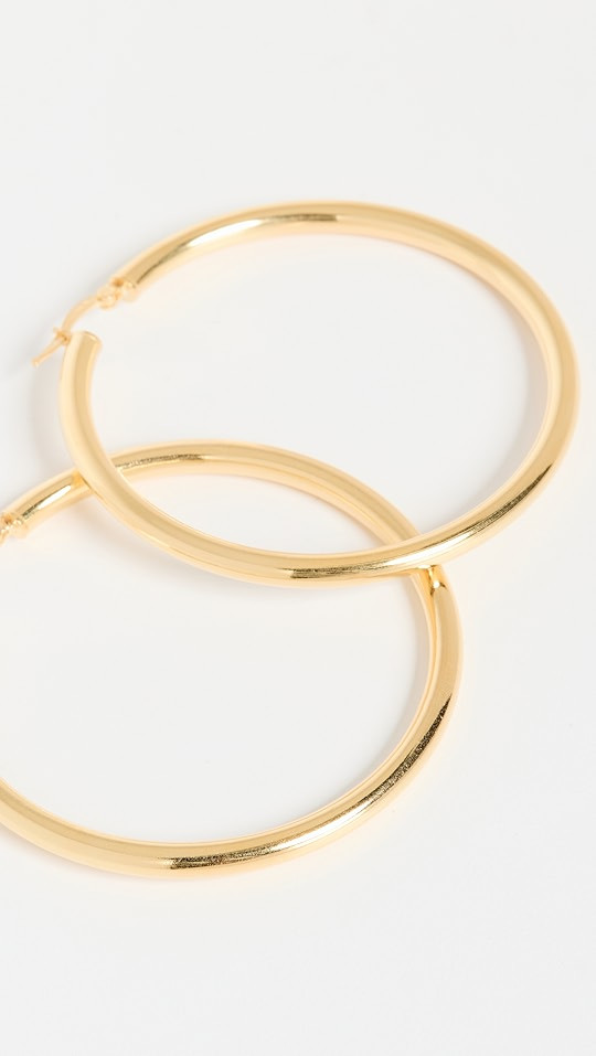 Tubular Large Hoops | Shopbop