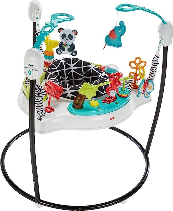 Fisher-Price Jumperoo Baby Bouncer and Activity Center with Lights Music Sounds and Baby Toys, An... | Amazon (US)