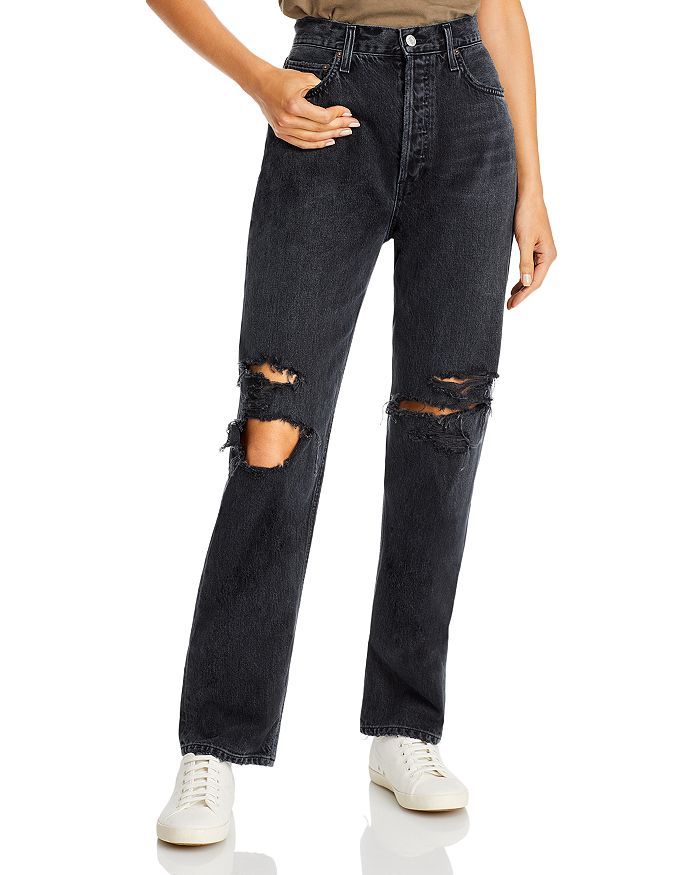 '90s Pinch Waist Wide Leg Jeans in Howl | Bloomingdale's (US)