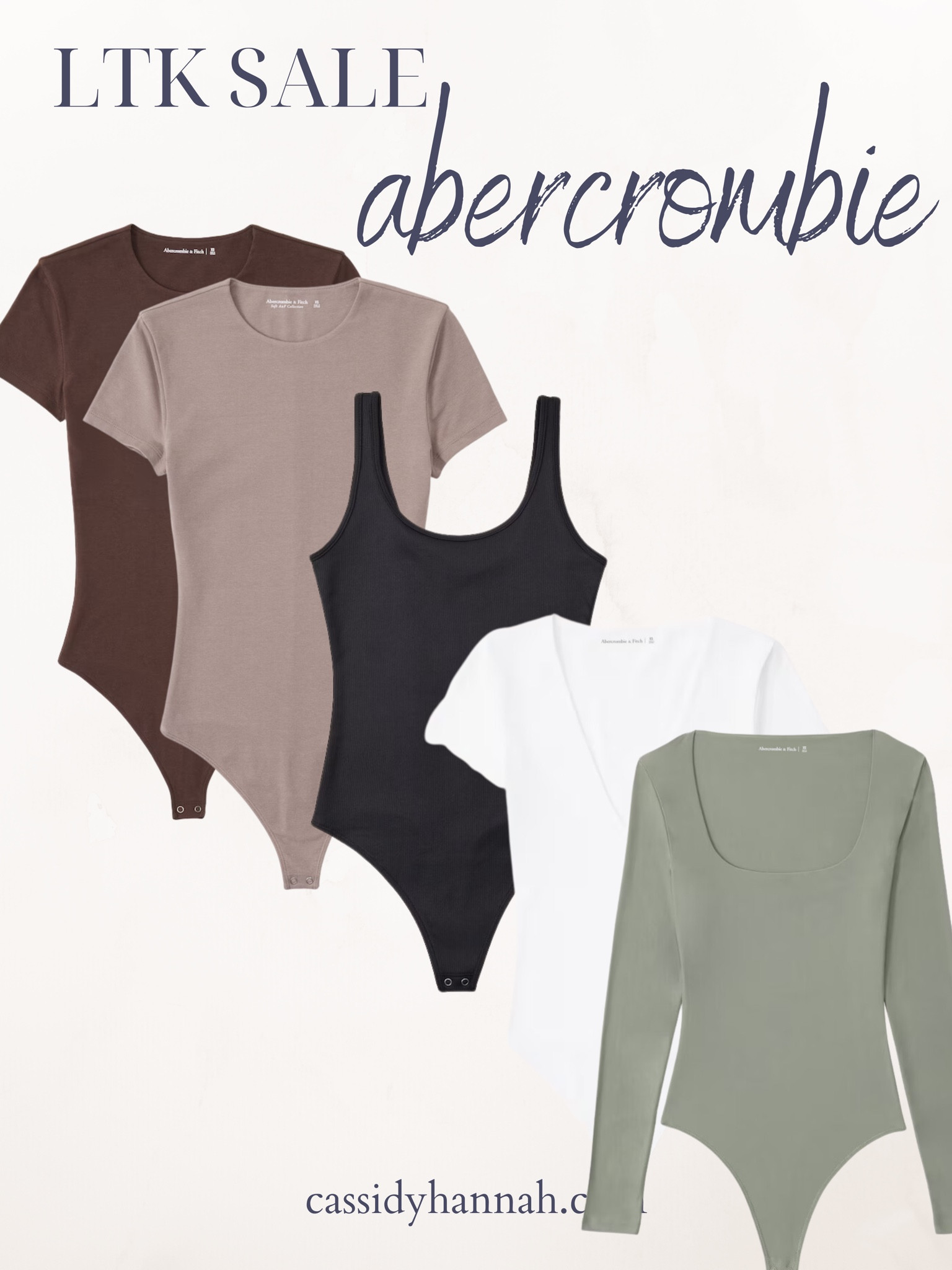Abercrombie bodysuit favourites, on sale as part of the LTK Sale! 
Code: AFLTK

#LTKfindsunder100 #LTKSale #LTKstyletip