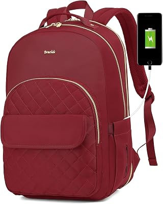 Medium Backpack Purse for Women Teacher Bag School Bookbags for Girls Middle School Laptop Backpa... | Amazon (US)