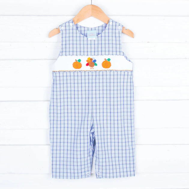 Turkey Trot Smocked Longall | Classic Whimsy