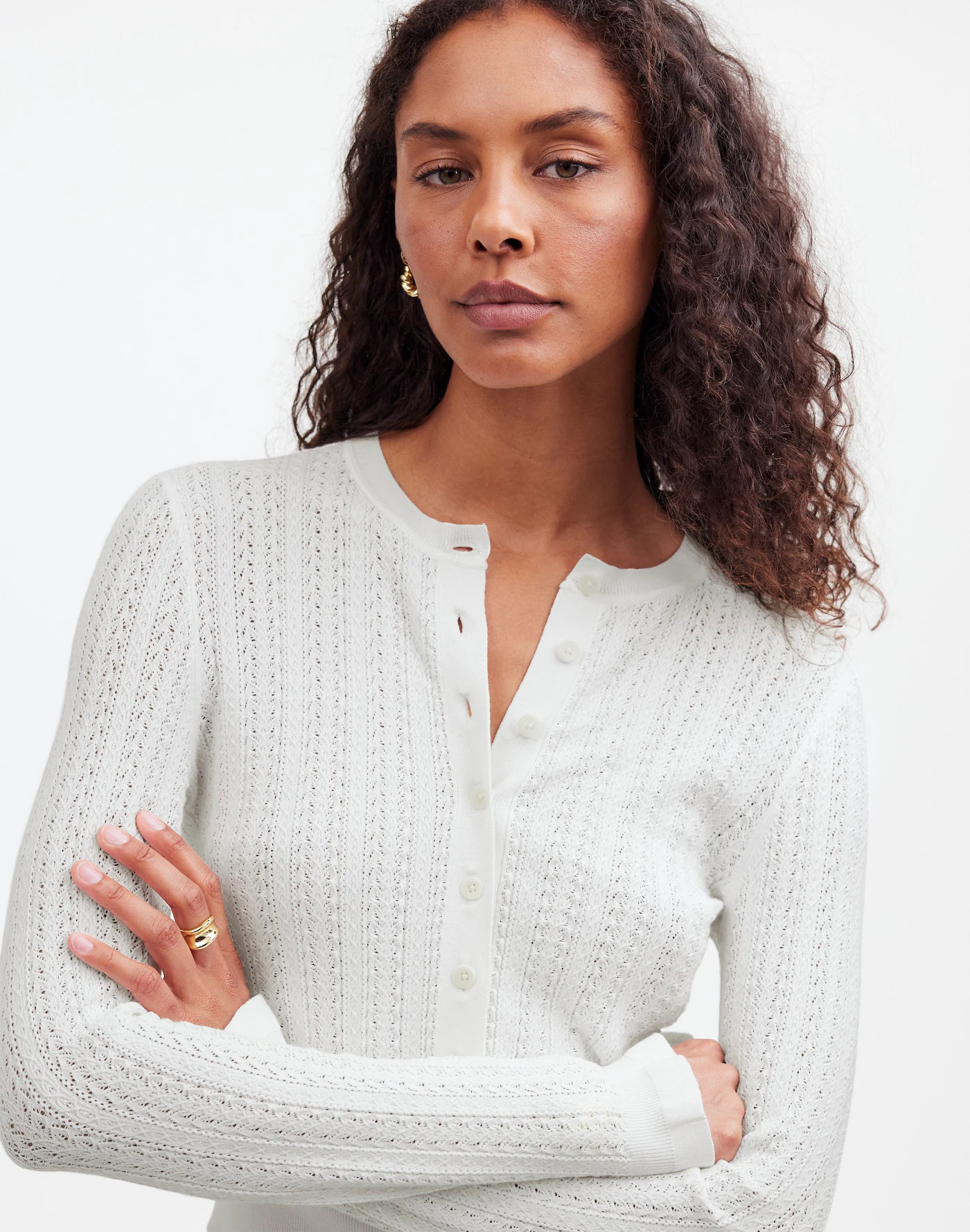 The Signature Open-Knit Cardigan | Madewell | Madewell