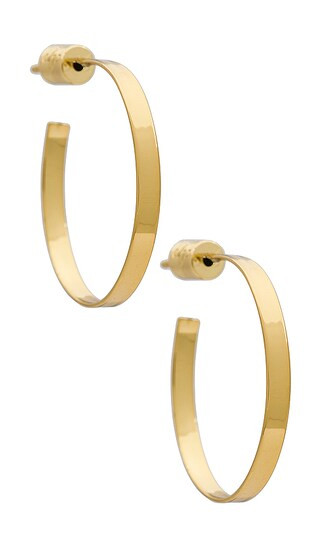 Whisp Hoops in Gold | Revolve Clothing (Global)