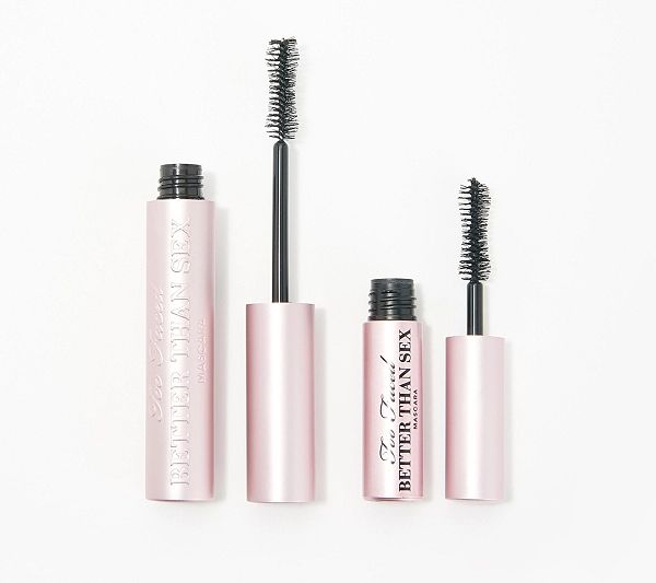 Too Faced Better Than Sex Full-Size Mascara & Travel-Size | QVC