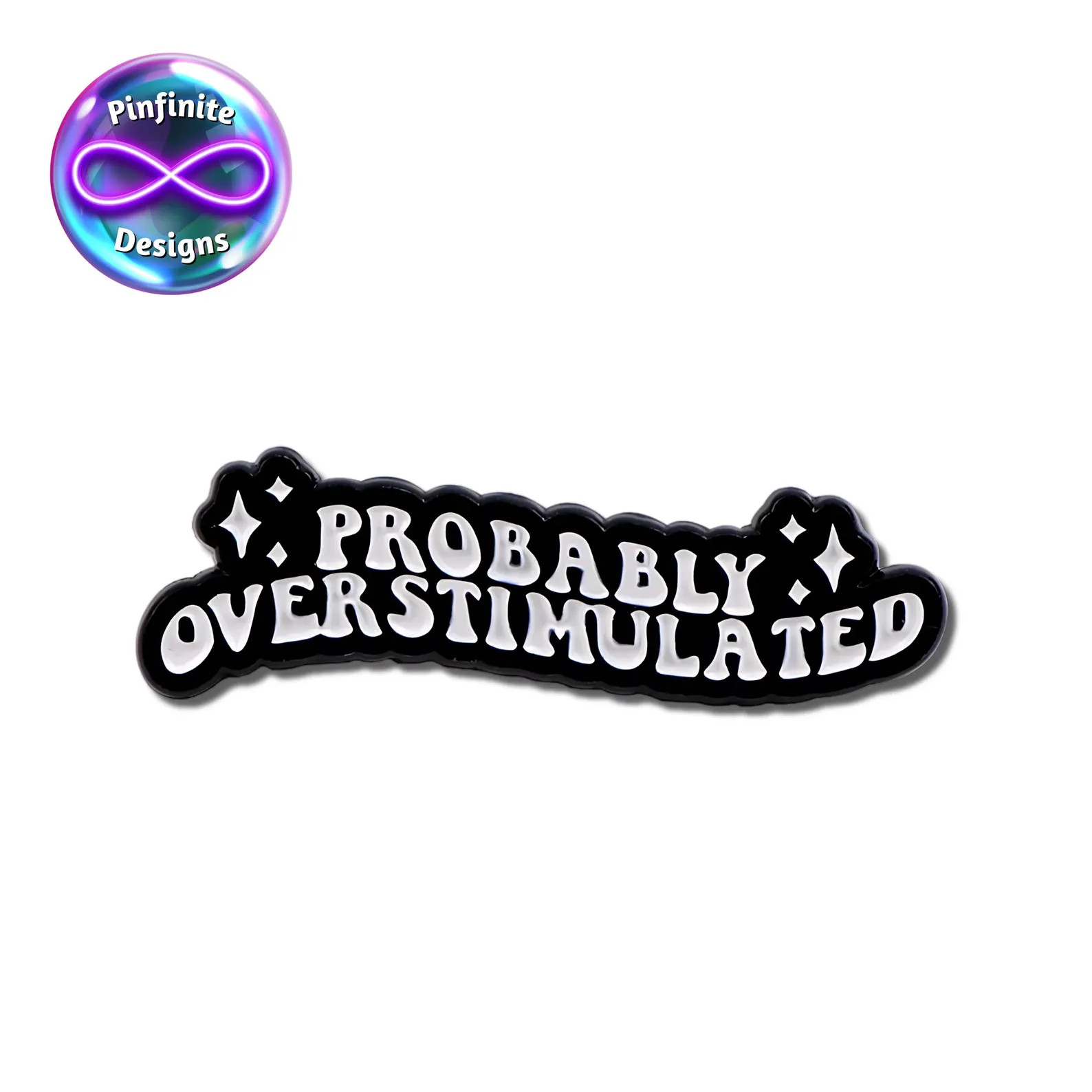 Probably Overstimulated- Enamel Pin - Etsy | Etsy (US)