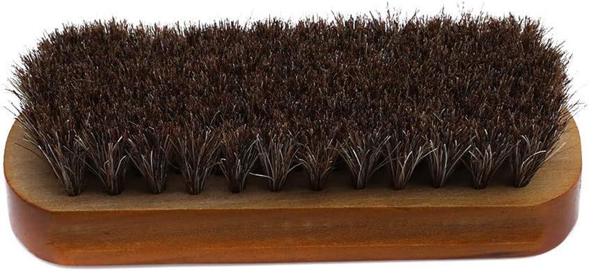 Sevenfly Horsehair Shoe Shine Brush Soft Bristles Unique Concave Design Wood Handle Comfortable G... | Amazon (US)