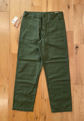 orSlow US Army Fatigue Pants Size 4 (34") Regular Fit Made In Japan  | eBay | eBay UK