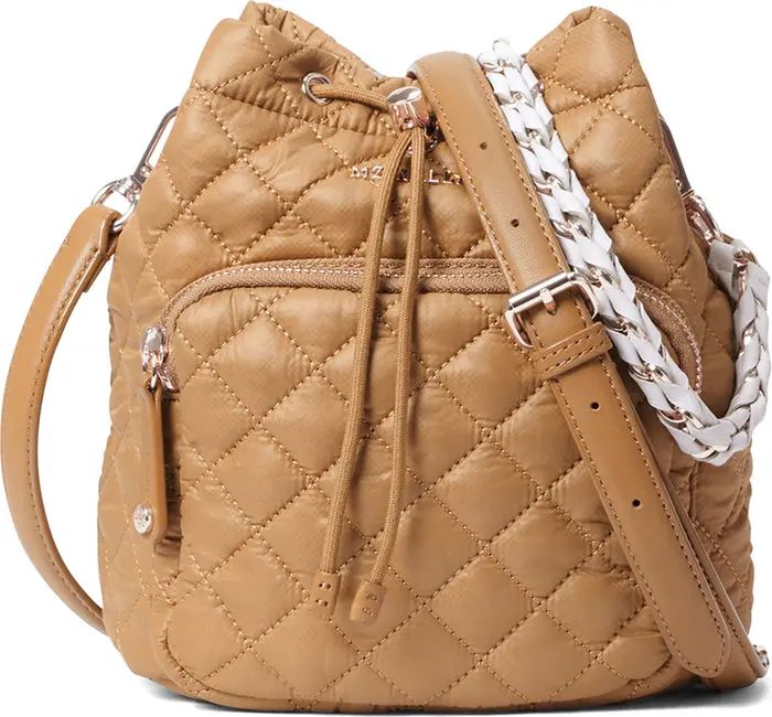 MZ Wallace Crosby Drawstring Quilted Nylon Bucket Bag | Nordstrom | Nordstrom