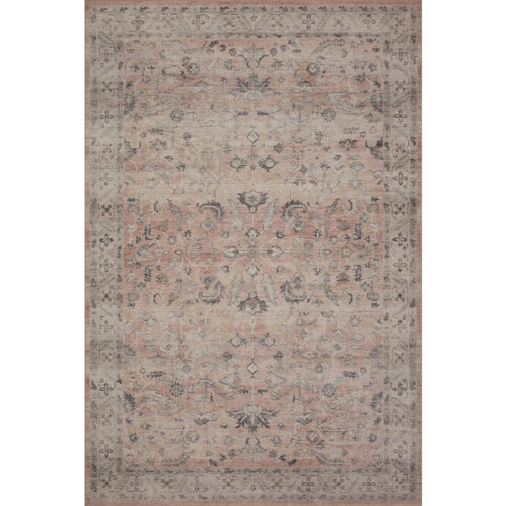 LOLOI II Hathaway Blush/Multi 7 ft. 6 in. x 9 ft. 6 in. Traditional 100% Polyester Pile Runner Rug,  | The Home Depot