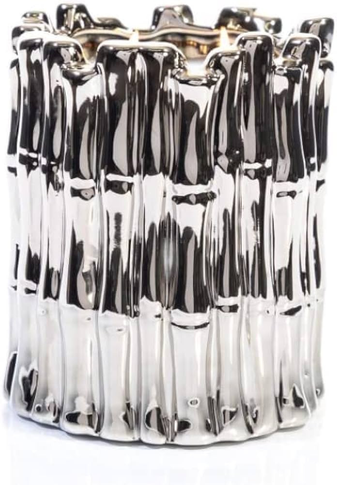 Thompson Ferrier Decorative Scented Candle - Ceramic Bamboo Decor - Hand-Poured Soy Wax with Frag... | Amazon (US)