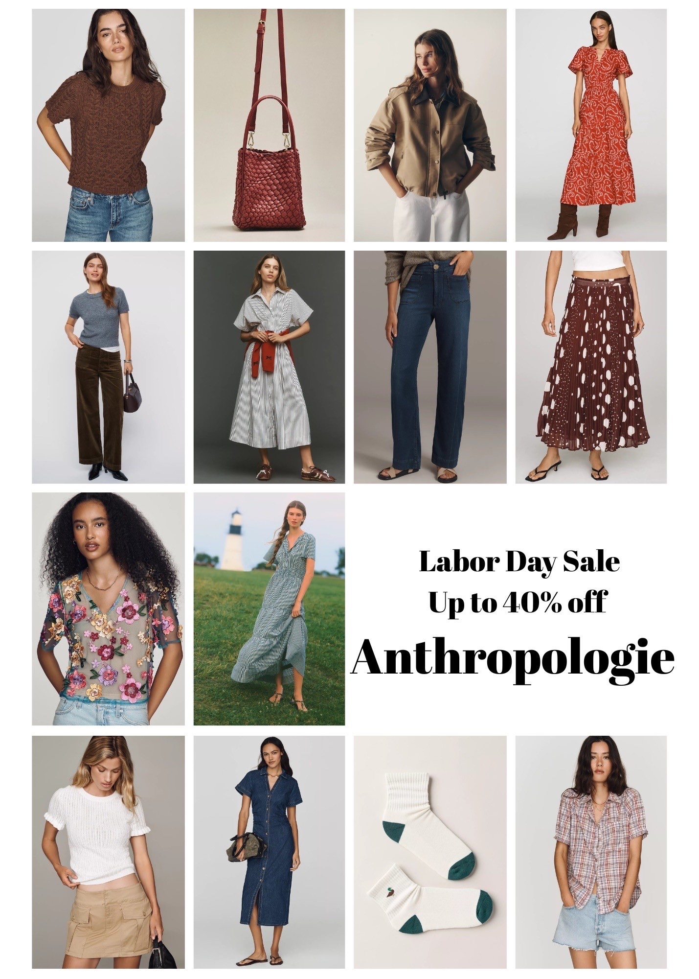 @Anthropologie Labor Day sale! Up to 40% off!
