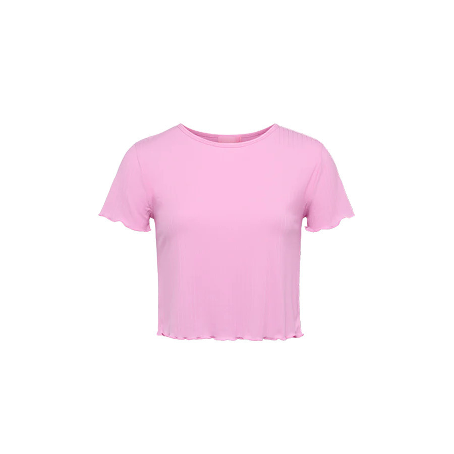 Mini Rib Tee | Bubblegum Pink | Nuuds US